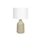 Monarch Specialties Lighting, 24 in.H, Table Lamp, Beige Concrete, Ivory / Cream Shade, Contemporary I 9702 - alternate 4